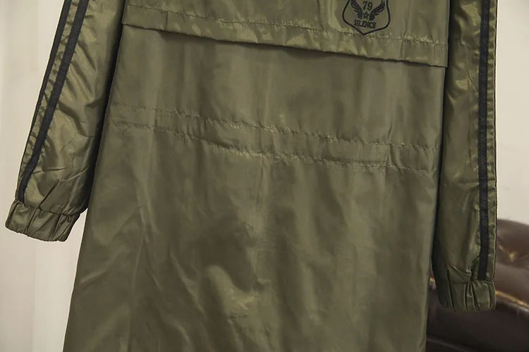 cape mulher roupas longo trench coat solto
