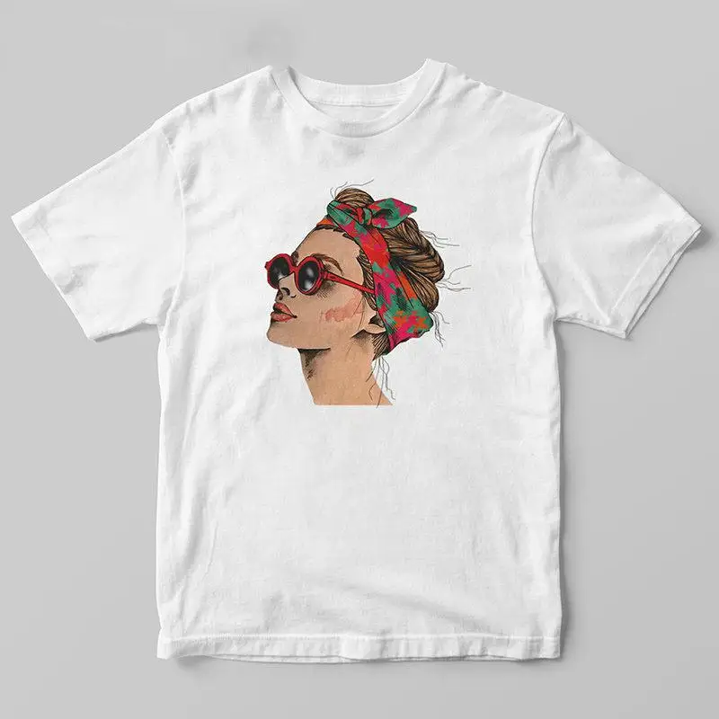 

2019 Fashion Cool Print Female T-shirt White Cotton Women Tshirts Summer Casual Harajuku T Shirt Femme Top Y35