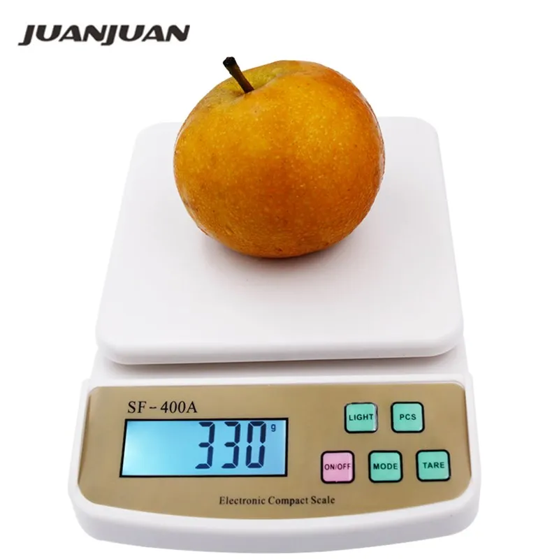 10kg x 1g Digital Kitchen Scale Food Electronic Gram Scales Postal Diet Cooking 