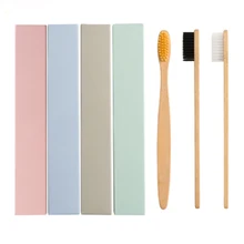 10 шт., экологически чистая деревянная зубная щетка, новинка, Бамбуковая зубная щетка, бамбуковое волокно, деревянная ручка, отбеливание зубов