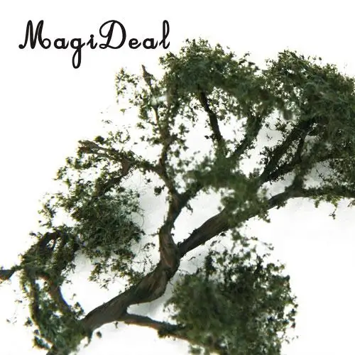 Simulation 1/150 Scale Model Sycamore Tree Train Park Street Railroad Forest Yard Village Scenery Layout 3.54inch