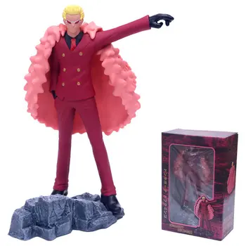 

25cm One Piece Donquixote Doflamingo Standing Posture Figurine Dolls Toys PVC Action Figure Collectible Model Toy