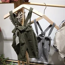 ; Комбинезоны для маленьких девочек; комбинезоны для мальчиков в Корейском стиле; модная детская одежда для малышей