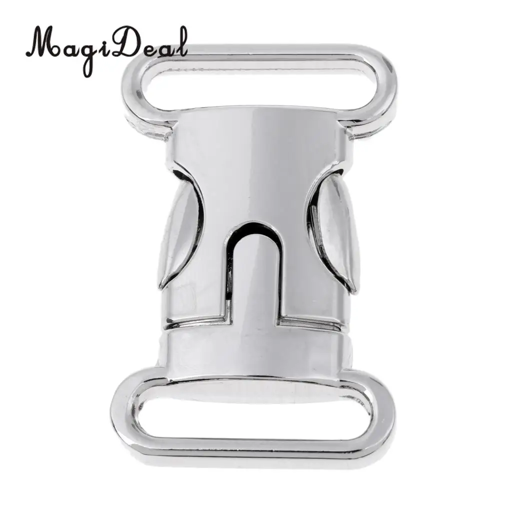 MagiDeal Metal Side Release Buckle for 20mm Backpack Webbing Strap/ Luggage Belt/ Paracord Bracelet Accessories
