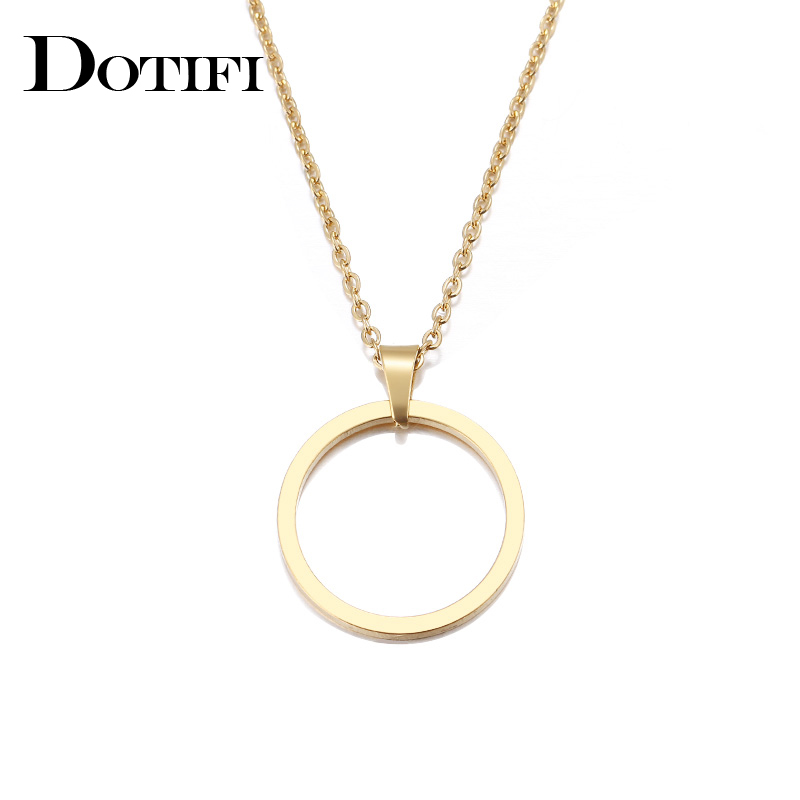 Circle Pendant Necklace