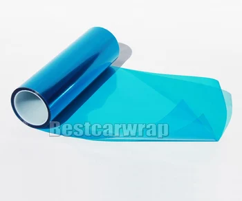 

1 Roll / Lots Dark Blue Headlight Film Tint Taillight / Motorbike Rear Lamp Tinting Film Foil Size 0.3x10m/ Roll