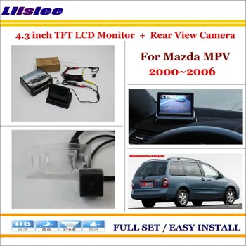 

Liislee For Mazda MPV 2000~2006 Car Parking Camera + 4.3" LCD Monitor NTSC PAL = 2 in 1 Parking Rearview System