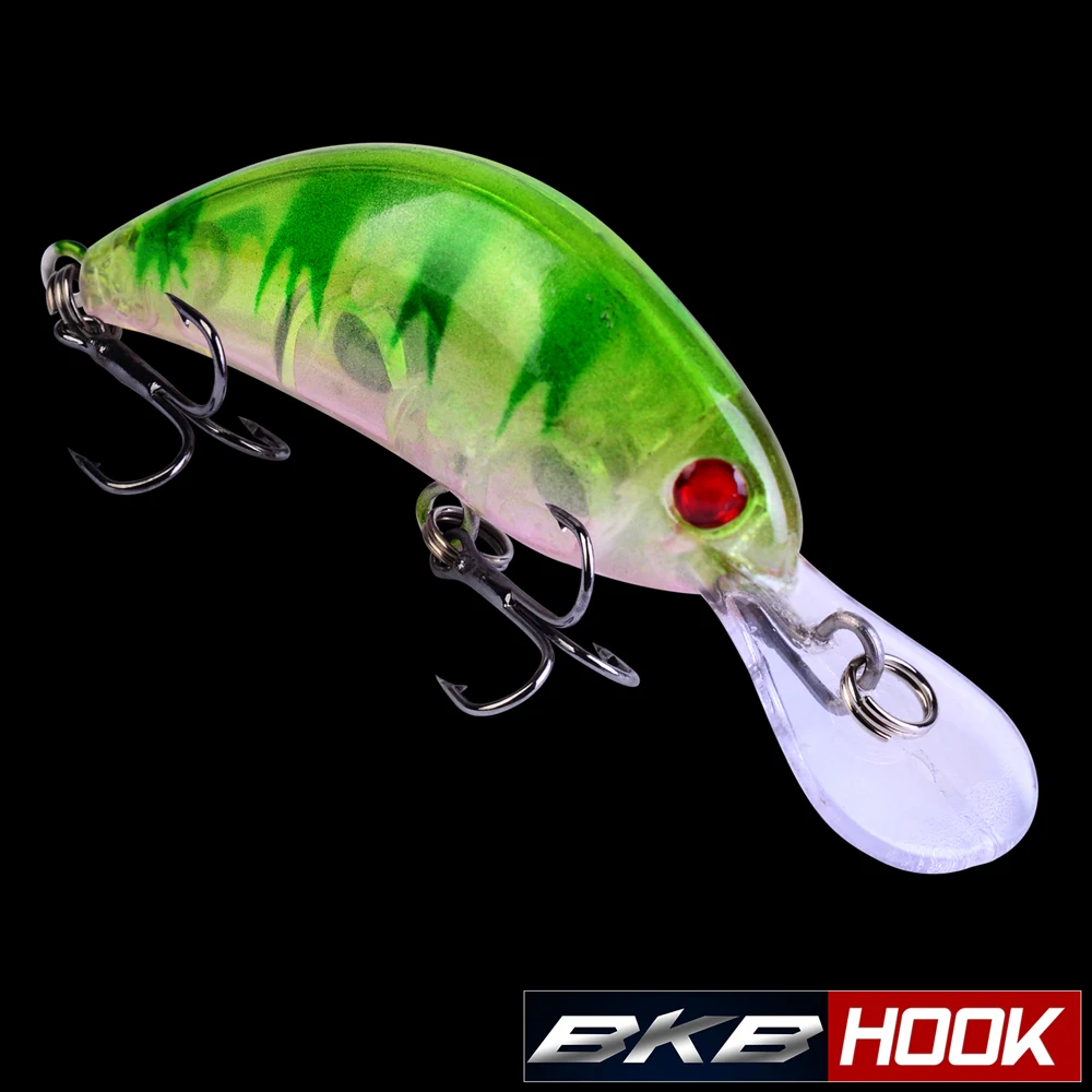 

New 1 pc Fishing lure 3.8g-0.13oz/2.17"-5.5cm Fishing Bait Crankbait 5 color fishing tackle 10# Hook With Sample Opp Bag 2018