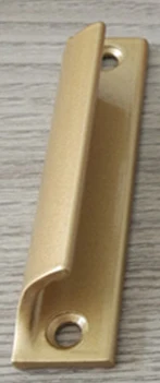 2 шт./лот ручка, утолщенная, дверная ручка для окна и шкафа, маленькая ручка для выдвижного ящика, передвинутое окно для балкона, маленькая пряжка - Цвет: gold