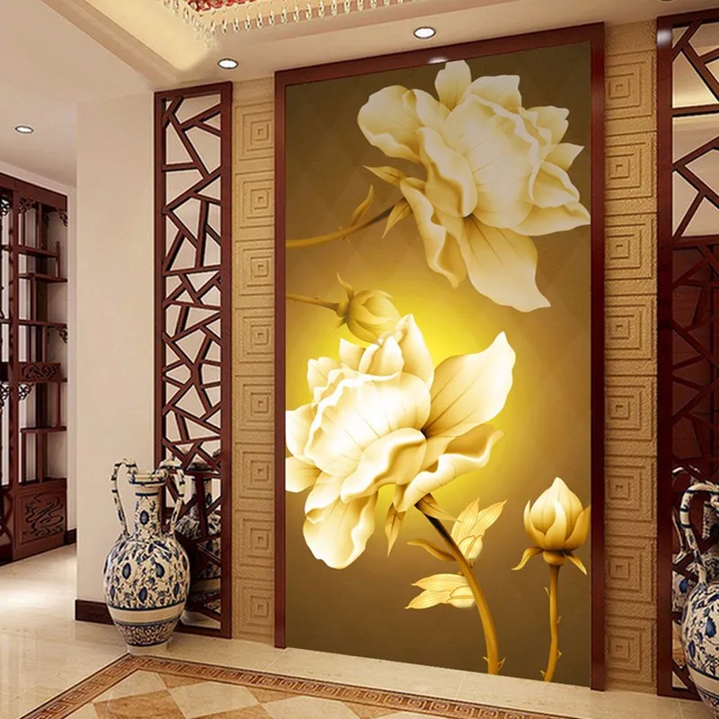 Beibehang Wall Paper Flash Silver Cloth Entrance Hallway Wall Painting Backdrop Continental Golden Rose Large Mural Wallpaper Mural Wallpaper Large Mural Wallpaperlarge Mural Aliexpress Beibehang Wall Paper Flash Silver Cloth Entrance Hallway Wall Painting Backdrop Continental Golden Rose Large Mural Wallpaper Mural Wallpaper Large Mural Wallpaperlarge Mural Aliexpress