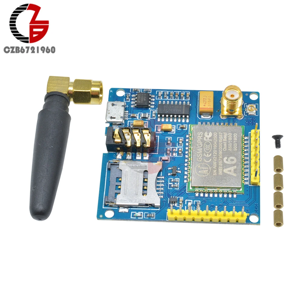 A6 GPRS GSM Pro серийный модуль Двухдиапазонная Беспроводная плата разработки TTL RS232 UART
