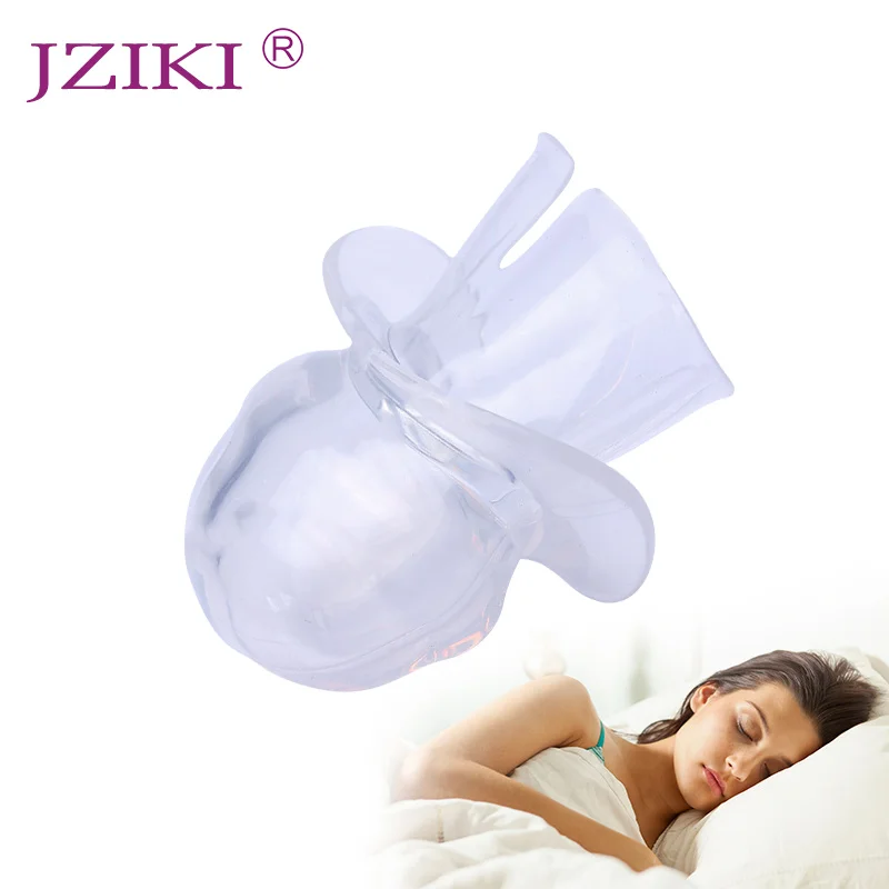 

JZIKI Snoring Anti Snore Tongue Retaning Device Stop Anti Snoring Mouthpiece Sleep Breathing Apnea Night Guard Aid Health Care