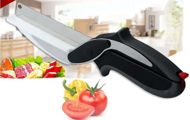 Многофункциональный измельчитель овощей из нержавеющей стали умный резак отличный фруктовый Режущий инструмент для кухни умный резак Ножи Ножницы