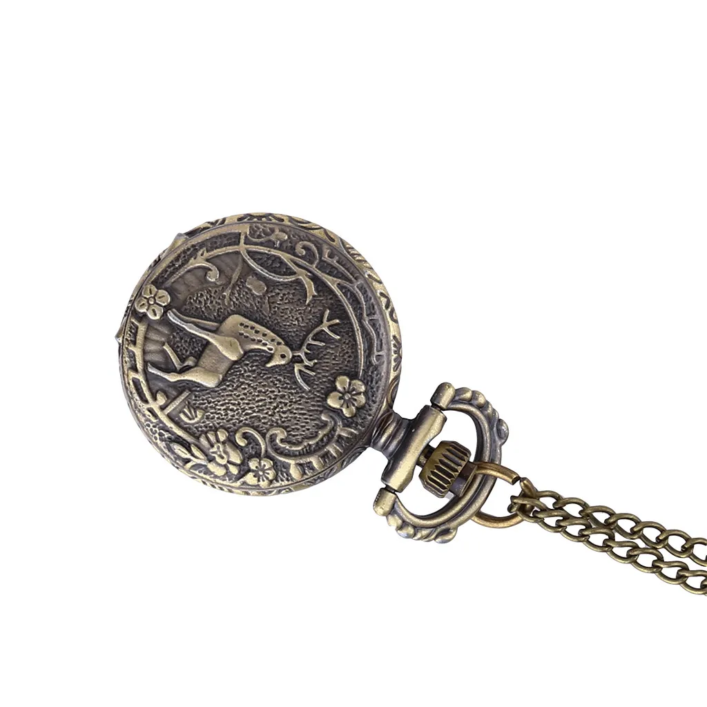 Индивидуальные классические ретро кварцевые карманные часы панк-гитара ожерелье портативный Круглый циферблат сплава ожерелье подарок