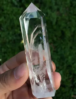 

xd j00811 Clear Natural Beautiful White QUARTZ Crystal Point Reiki Healing