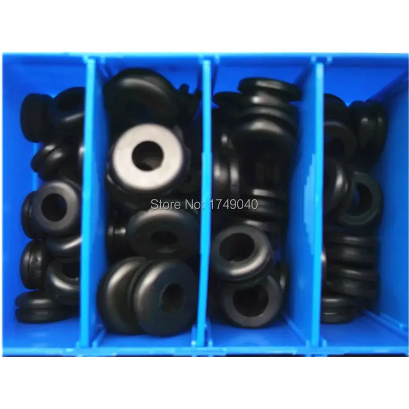 New 250pcs Rubber Grommet Hole Plug Electrical Wire Wiring Fastener Sealing Gasket Assortment Kit Contains 18 Sizes For Home Use (1)