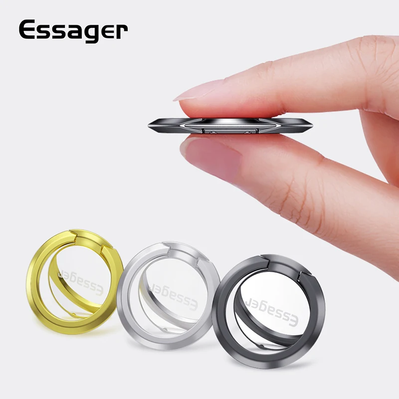  Essager Finger Ring Halter Für iPhone XS Max Samsung S10 S9 Mobile Handy Ring Grip Ständer Für Smar
