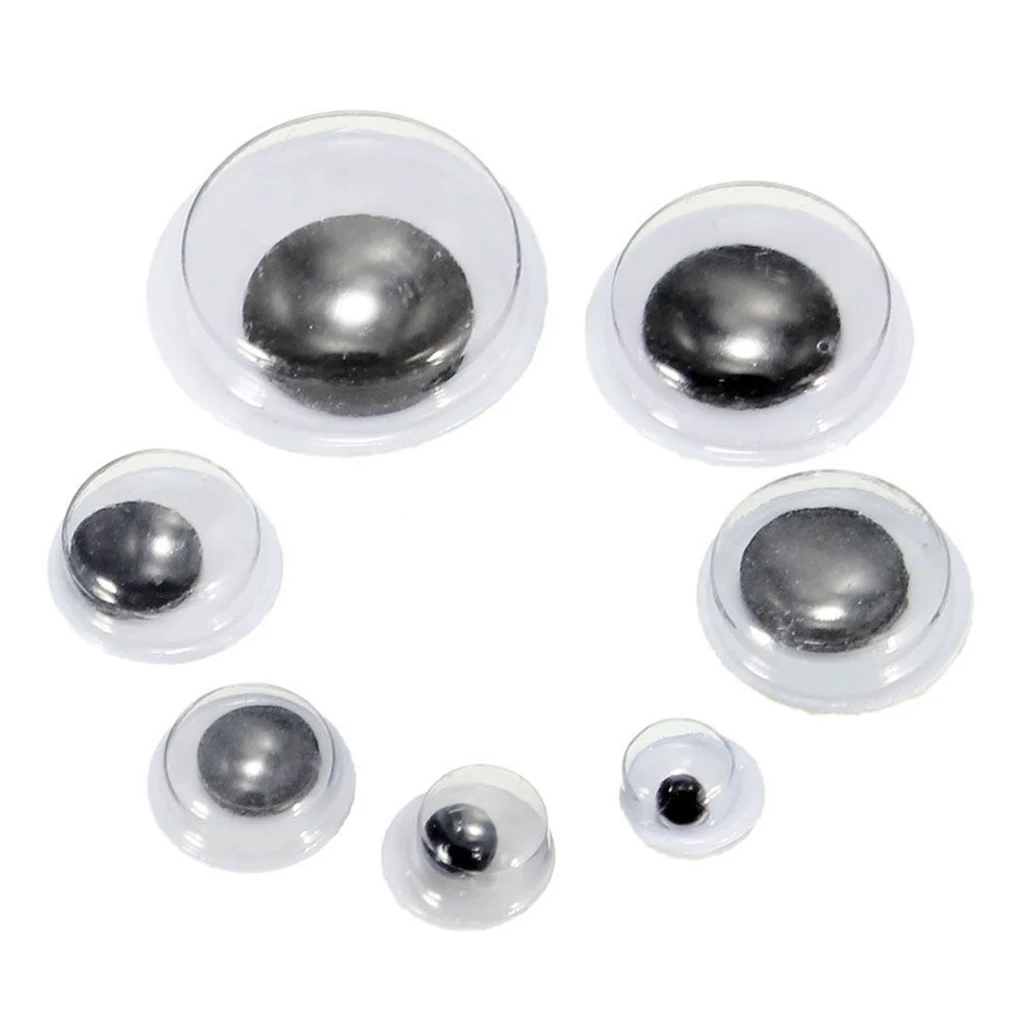 700 Pieces Wholesale Self-Adhesive Wiggle Eyes Holiday Decorations Scrapbooking Movable Eyes Decor Accessories