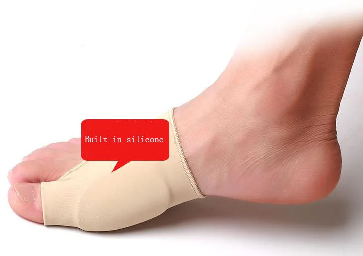 Силиконовый корректор для косточки на ноге исправления большого пальца из днем и ночью, ортопедические стельки лента