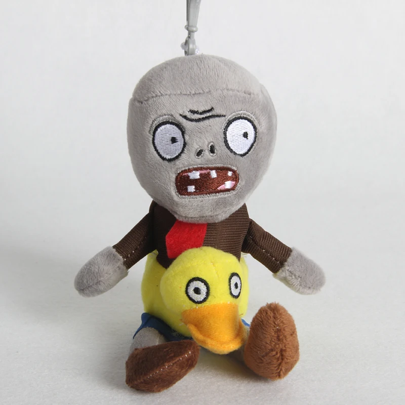 1pcs 18CM Plants vs Zombies Plush Toys Pendant PVZ Zombies Plush Key chain Toy for Children Kids Gifts Household Toys