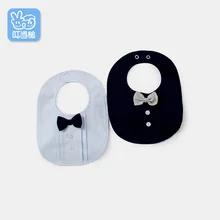 Dinstry ручной работы галстук-бабочка мягкий нагрудник для кормления Burp Ткани для ребенка