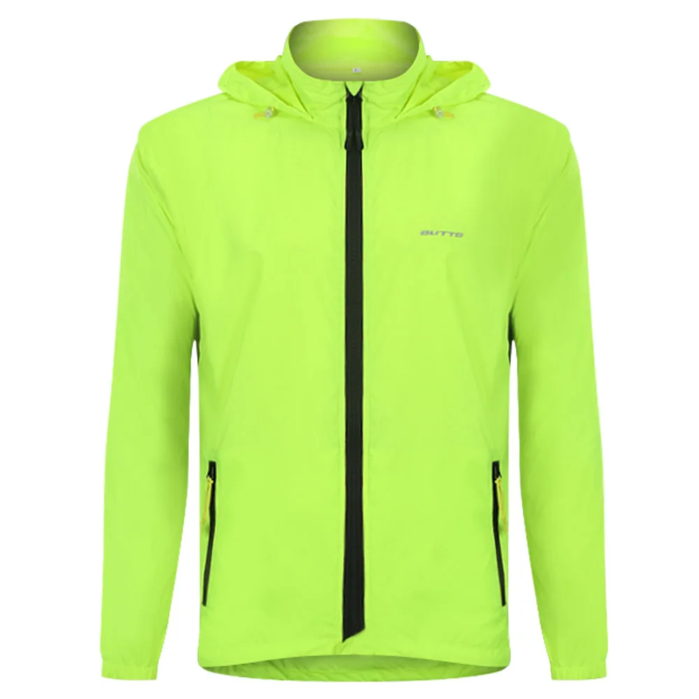 Cycling Convertible Jacket for Men Reflective with Removable Sleeve