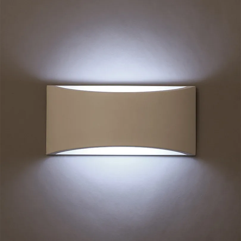 

L20cm Modern Simple White Iron Led Wall Lamp Creative Metal Bedroom Led Wall Light Wall Lights Living Room Porch Wall Lighting
