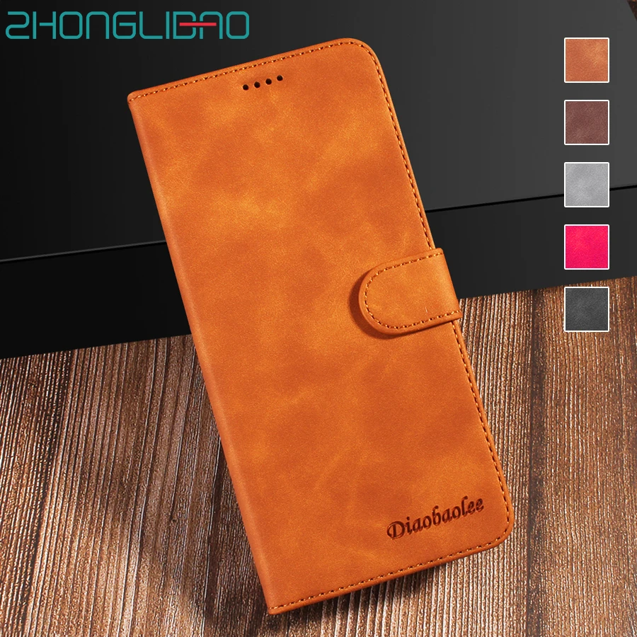 Soft Matte Flip Leather Case for Huawei P30 P20 Mate 20 Nova 5 Pro Lite 5i P Smart Plus Honor 20 20i 10 Lite Wallet Cover