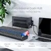 ORICO 30 Ports Hub USB2.0 industriel pour lecteur de carte SD TF u-disk Test de données copie par lots-noir ► Photo 2/6