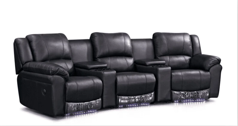 Living room sofa moder... Modern Sofa With Built In Recliner