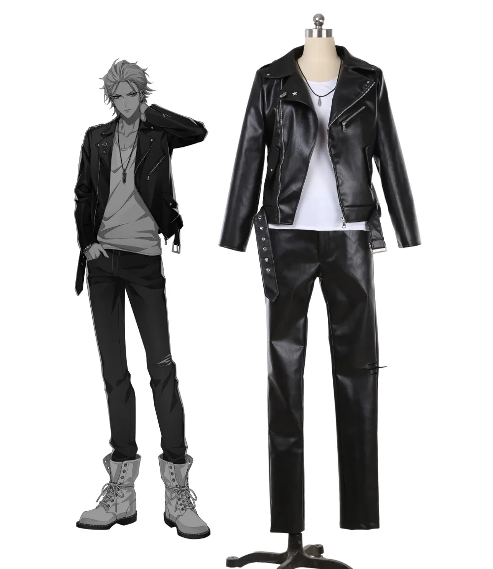 

Костюм для косплея DRB Samatoki Aohitsugi, кожаный костюм для косплея, подразделение, рэп битва, грязный дварг, саматоки, Aohitsugi, индивидуальный пошив