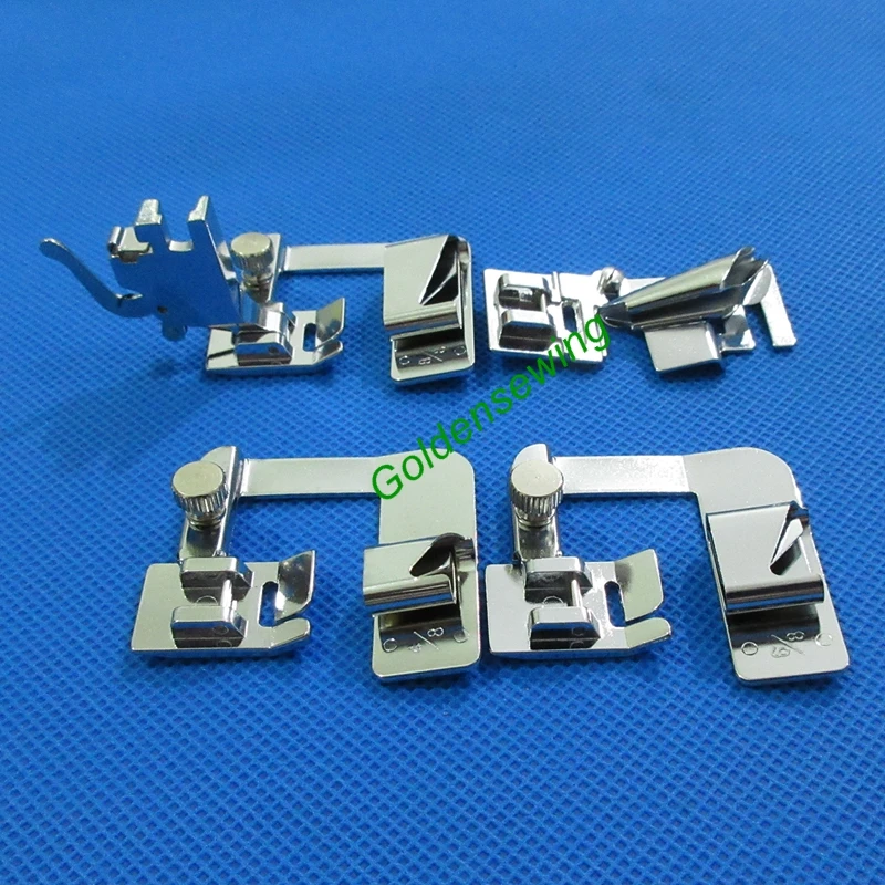 4 PCS for Singer Viking Kenmore Brother High Shank bias tape binder Roller hemmer foot | Дом и сад