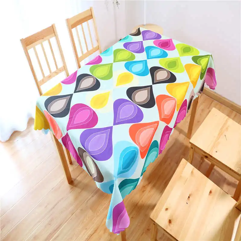 

Geometric Tablecloth Nappe Verte Table Cover Party Wedding Table Cloth For Home Decoration Mantel Home Textile Table Cover