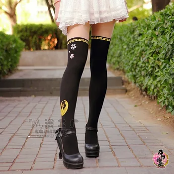 

Women Touken Ranbu Online Cosplay Black Tights Cute Anime Pantyhose Stockings