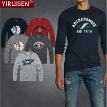 2016 new fashion Famous brand holistic long sleeve t-shirt 100% cotton mens men’s t-shirt Autumn / winterstyle shirt Free shippi