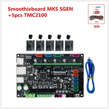 3d printer board MKS SGEN Smoothieboard support TMC2208 TMC2100 LV8729 DRV8825 A4988 tb6600 lv8727 stepper motor driver