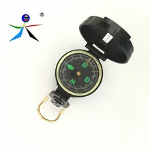 Портативный армейский зеленый компас со складной линзой Американский военный Многофункциональный