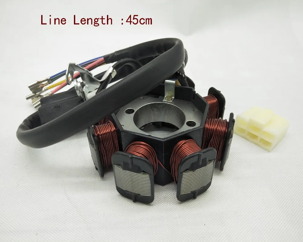 A24 Motorcycle 5 Wire 8 Poles Full Wave DC For Honda CG125 ZJ125 CG ZJ 125 125cc Magneto Stator Coil Generator Spare Parts | Автомобили и