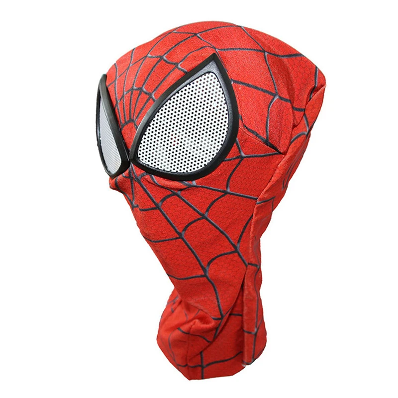 Потрясающая маска Человека-паука 3D цифровая печать красные черные линзы Человека-паука маска принадлежности для Хэллоуина супергерой косплей реквизит