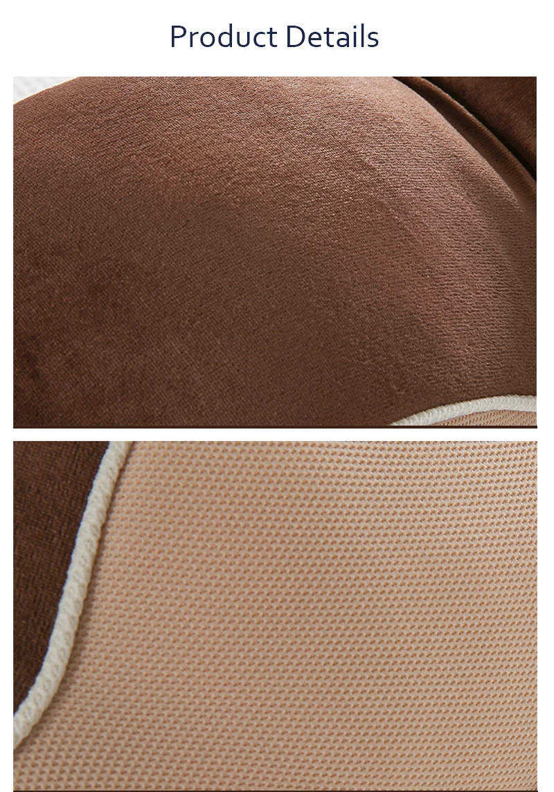 L080-Knee Leg Pillow Travel Pillow Wave Memory Foam Pregnancy   Pillow Wedge Leg Cushion Sciatic Nerve Pain Relief Body Sleeping Pillow (9)