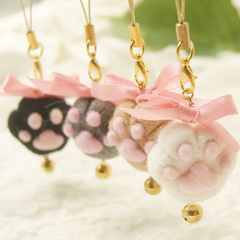 1set Wool Felt Craft DIY Non Finished Poked Toy Doll Animal Set Handcraft Kit for Needle Material Bag Pack Shiba Inu Set