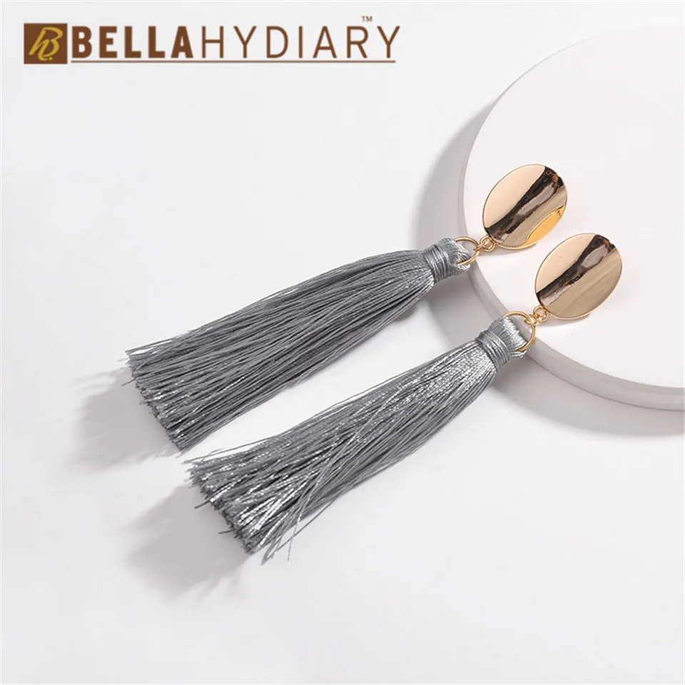 

Trendy Boho Jhumka Gypsy Ethnic Long Tassel Earrings For Women Jewellery Statement Earrings Gifts For Women Accessories Brinco