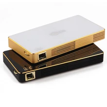 Portable bright golden font b Remote b font font b Control b font DLP Mini Wifi