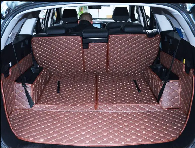 Full Rear Trunk Tray Liner Cargo Mat Floor Protector foot pad mats for