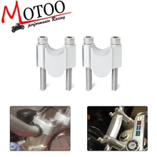 7/" Руль стояки крепление на руль 30 мм высота для Kawasaki Honda TRX450 MT07 Z900 ATV