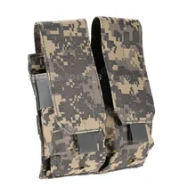 Double AK Magazine Pouch Molle Airsoft Military Tactical Waist Bag Paintball Hunting Pistol Mag Holder Bags