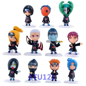 

11Pcs/Set NARUTO 17th generation Akatsuki Uchiha Itachi Pain Konan Zetsu Hoshigaki Kisame Orochimaru Tobi Toy Bagged N837