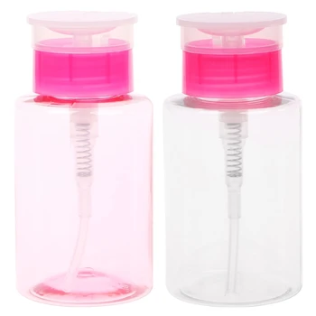 

Nail Art Equipment 160ml Empty Pump Dispenser Liquid Gel Polish Remover Clean Bottle For Nail Art