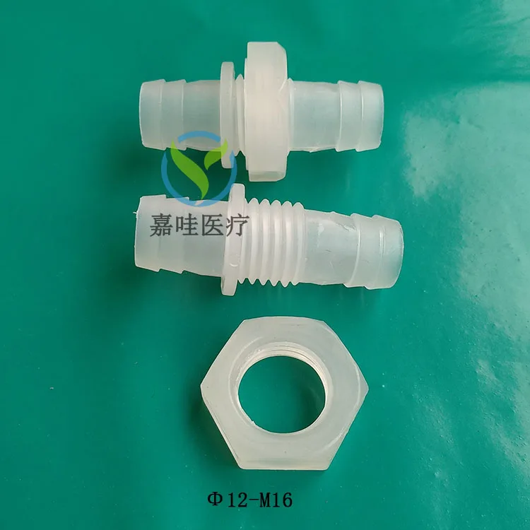 3 Pcs plastic Trough-wall Reducing barb Fitting 4/6/8/10/12/mm Bulkhead Hosetail Hose pannel mount Barb Pipe Fitting Connector