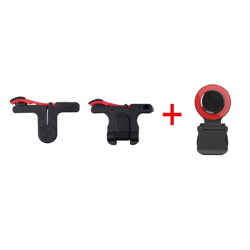 

Mobile Game Controller Sensitive Shoot,Gaming Triggers Buttons and Flexible Walking for PUBG/Rules of Survival/Knives Out Appl